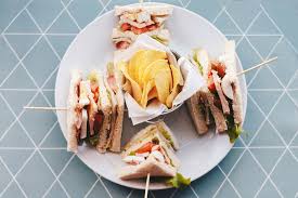 Healthy and delicious broccoli club sandwiches