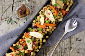 Chickpeas summer salad with parsley Chickpeas summer salad with parsley